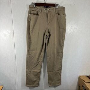 Gloria Vanderbilt Tan Chinos Classic Straight Leg Amanda